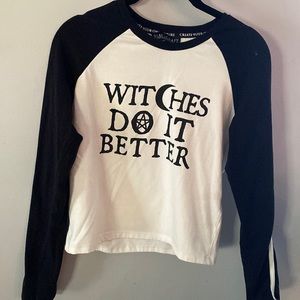 Black craft long sleeve tee shirt